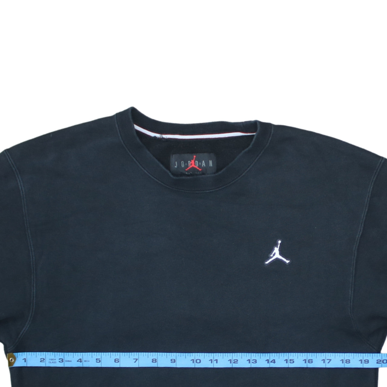 Jordan Men's Black Crew Neck Pullover Sweatshirt Size L