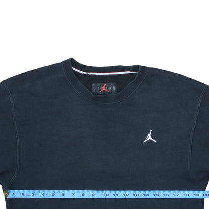 Jordan Men's Black Crew Neck Pullover Sweatshirt Size L