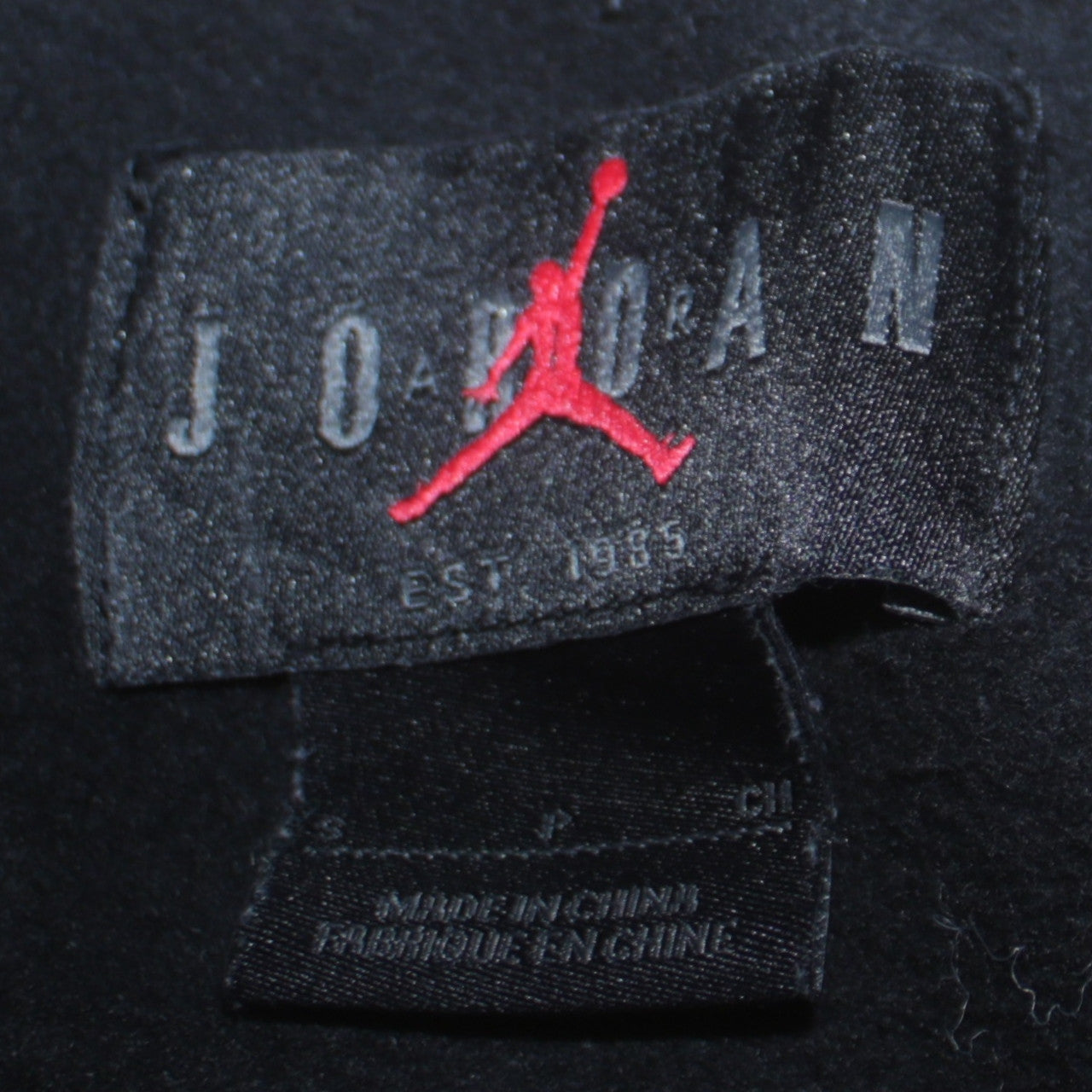 Jordan Men's Black Crew Neck Pullover Sweatshirt Size L