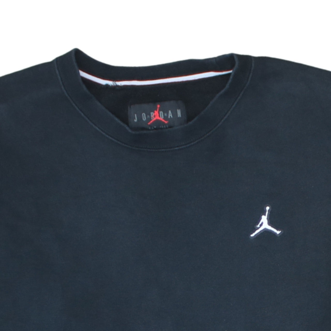 Jordan Men's Black Crew Neck Pullover Sweatshirt Size L