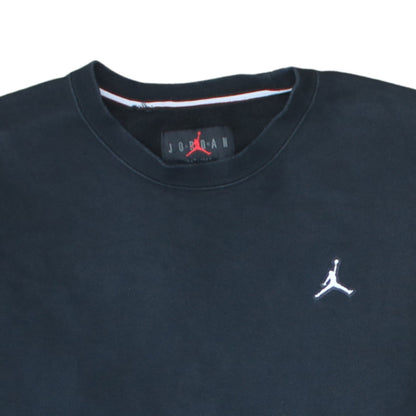 Jordan Men's Black Crew Neck Pullover Sweatshirt Size L
