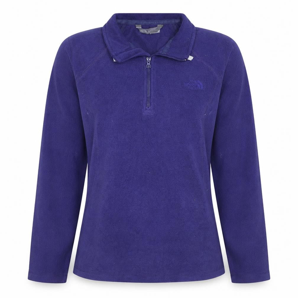 The North Face Womens Purple Fleece Pullover Sweatshirt Size S