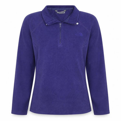 The North Face Womens Purple Fleece Pullover Sweatshirt Size S