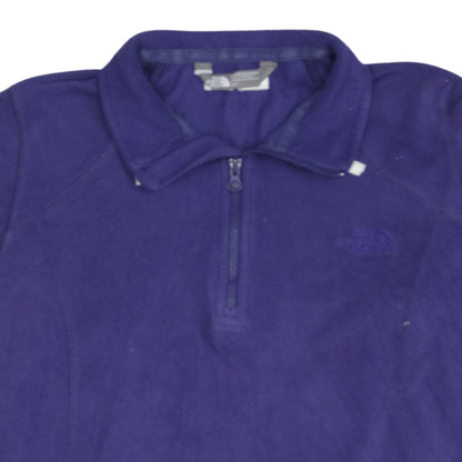 The North Face Womens Purple Fleece Pullover Sweatshirt Size S
