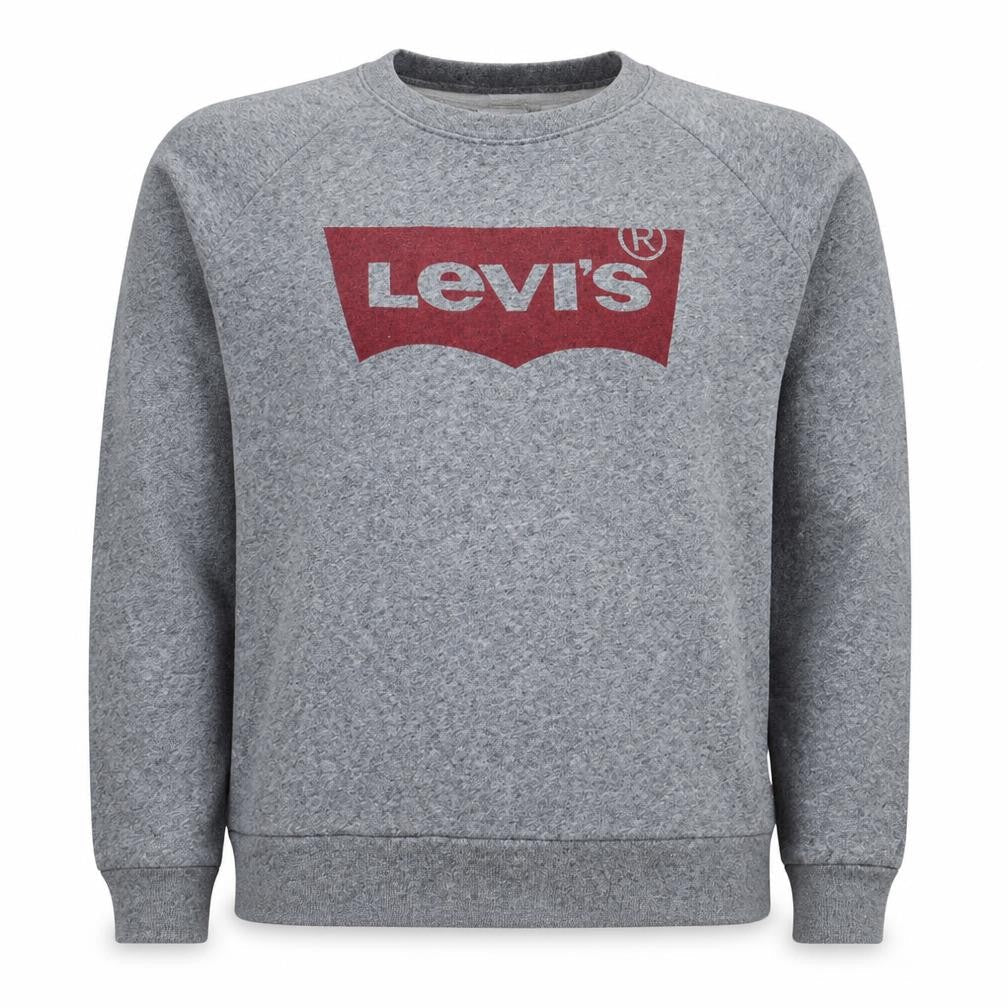 Levi's Men's Grey Logo Pullover Sweatshirt Size M