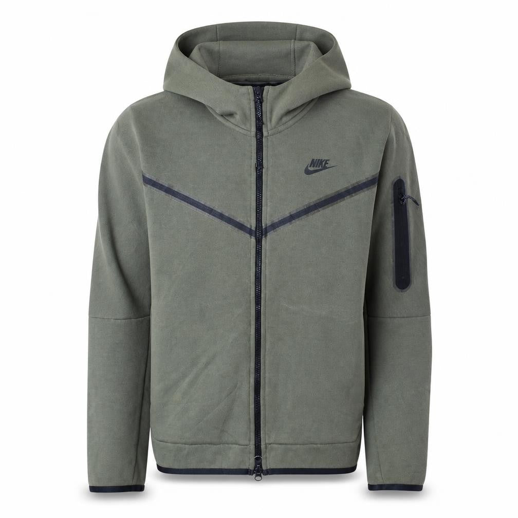 Nike Men's Green Full Zip Hoodie Size S Fleece Sportswear