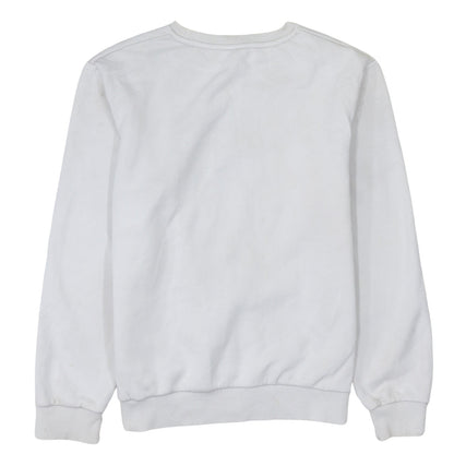 Disney x Primark Women White Mickey Mouse Sweatshirt L Cotton