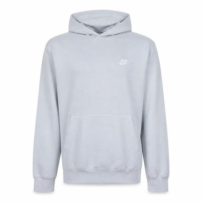Nike Men's White Pullover Hoodie M Regular Fit Fleece Sweatshirt