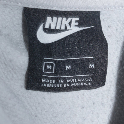 Nike Men's White Pullover Hoodie M Regular Fit Fleece Sweatshirt