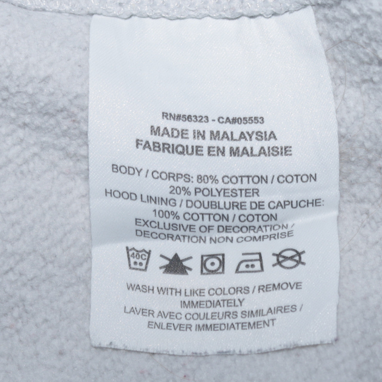 Nike Men's White Pullover Hoodie M Regular Fit Fleece Sweatshirt