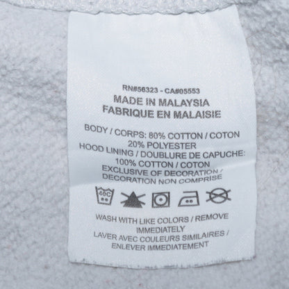 Nike Men's White Pullover Hoodie M Regular Fit Fleece Sweatshirt