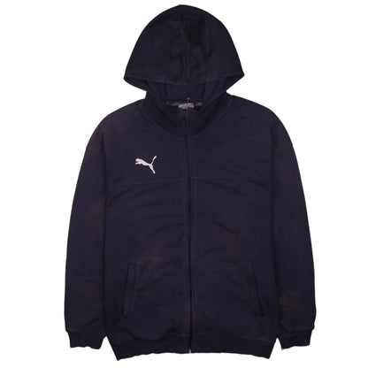 Puma Men's Blue Full Zip Hoodie Sweatshirt Size M