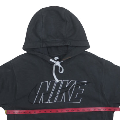 Nike Mens Black XS Pullover Hoodie Graphic Logo Sweatshirt