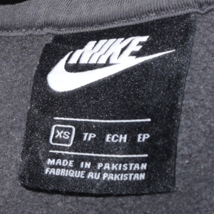 Nike Mens Black XS Pullover Hoodie Graphic Logo Sweatshirt