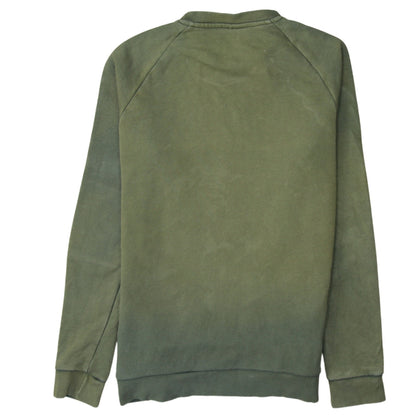 Adidas Men's Green Trefoil Logo Crew Neck Sweatshirt XS