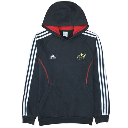 Adidas Men’s Black Pullover Hoodie M Logo Sports Rugby Style