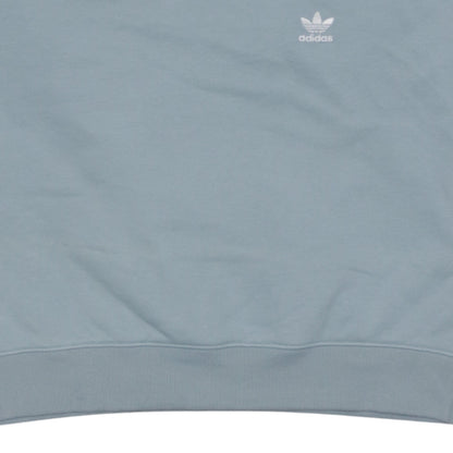 Adidas Women Blue Crew Neck Pullover Sweatshirt UK 12