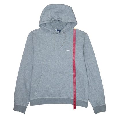 Nike Men's Grey Pullover Hoodie Size M Regular Fit Fleece
