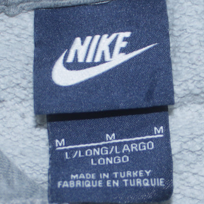 Nike Men's Grey Pullover Hoodie Size M Regular Fit Fleece