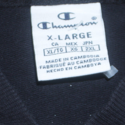Champion Men's Black XL Track Jacket Full Zip Athletic Sportswear