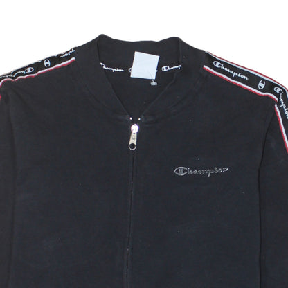 Champion Men's Black XL Track Jacket Full Zip Athletic Sportswear