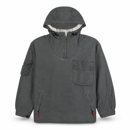 American Eagle Outfitters Mens Green Hooded Anorak Jacket Size M