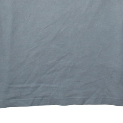 Adidas Men's Grey V-Neck Short Sleeve Cotton T-Shirt Size S