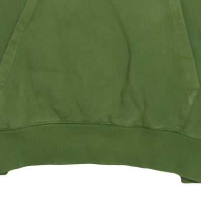 Champion Women’s Green Pullover Hoodie Size L Cotton Logo Sweatshirt