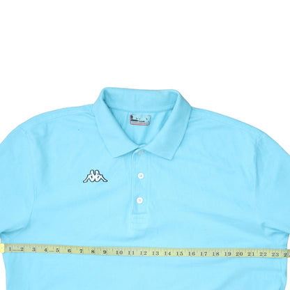 Kappa Men’s Blue 3XL Cotton Logo Polo Shirt