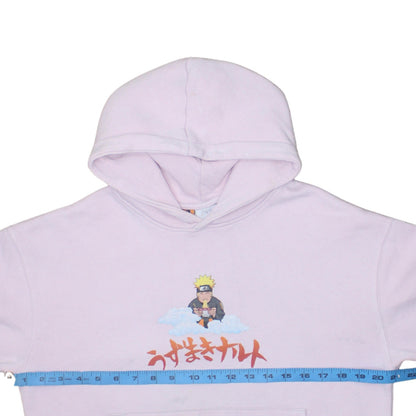 Zara Boys Pink Naruto Ichiraku Ramen Shop Pullover Hoodie 11-12 Years