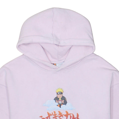 Zara Boys Pink Naruto Ichiraku Ramen Shop Pullover Hoodie 11-12 Years