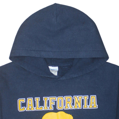 Gildan Men's Blue California Berkeley Pullover Hoodie Small