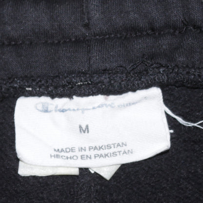 Champion Men's Black Jogger Sweatpants M Regular Fit Fleece Tapered