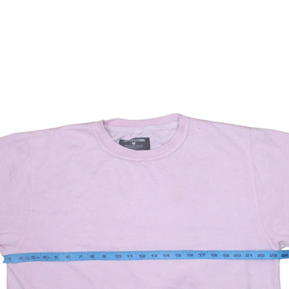 PrettyLittleThing Womens Pink Pullover Sweatshirt Size M Cotton Blend