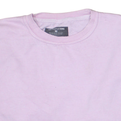 PrettyLittleThing Womens Pink Pullover Sweatshirt Size M Cotton Blend