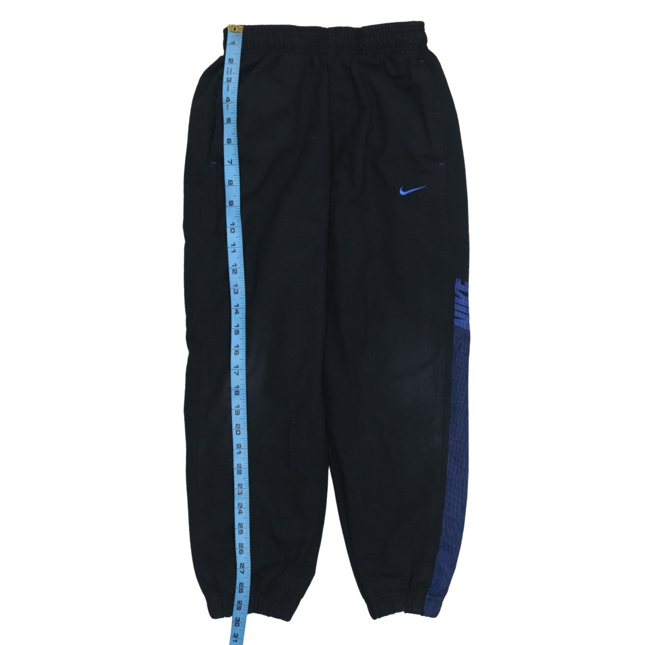 Nike Boys Black Track Pants 8-10 Years Regular Fit Elastic Waist Sportswear