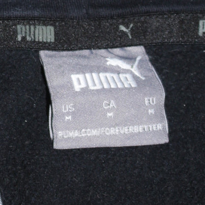 Puma Men's Black Pullover Hoodie M Sports Fleece Sweatshirt