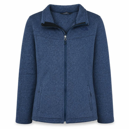 The North Face Womens Blue Fleece Full Zip Jacket Size L
