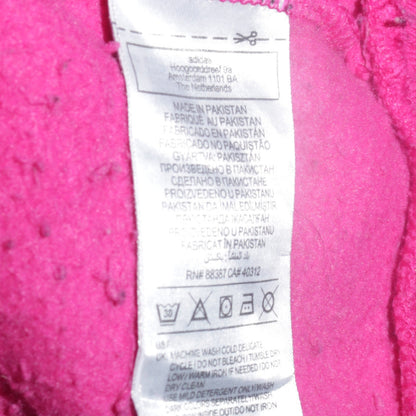 Adidas Women Pink Crew Neck Pullover Sweatshirt Size 12 Logo Casual