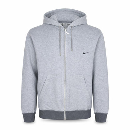 Nike Men's Grey Full Zip Hoodie L Sportswear Sweatshirt