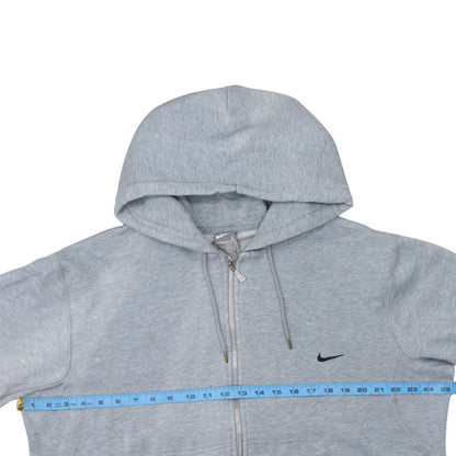 Nike Men's Grey Full Zip Hoodie L Sportswear Sweatshirt