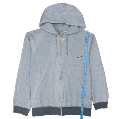 Nike Men's Grey Full Zip Hoodie L Sportswear Sweatshirt