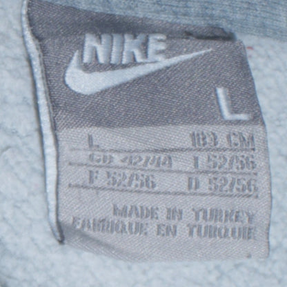 Nike Men's Grey Full Zip Hoodie L Sportswear Sweatshirt