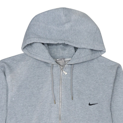 Nike Men's Grey Full Zip Hoodie L Sportswear Sweatshirt
