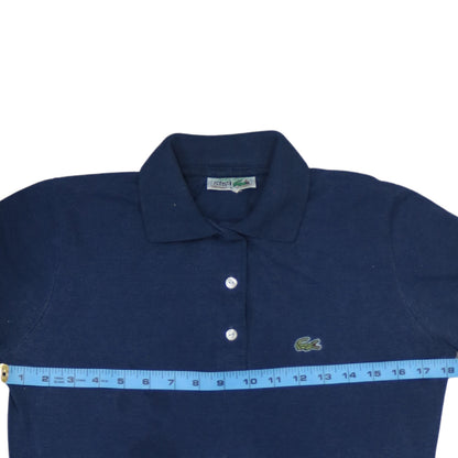 Lacoste Men's Blue Cotton Short Sleeve Polo Shirt L