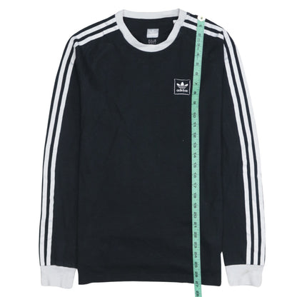 Adidas Men's Black Long Sleeve Crew Neck Casual Top Size S