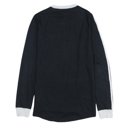 Adidas Men's Black Long Sleeve Crew Neck Casual Top Size S