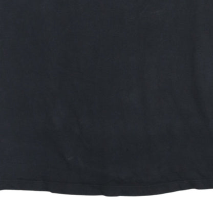 Adidas Women's Black Ringer Short Sleeve Cotton T-Shirt Size 8