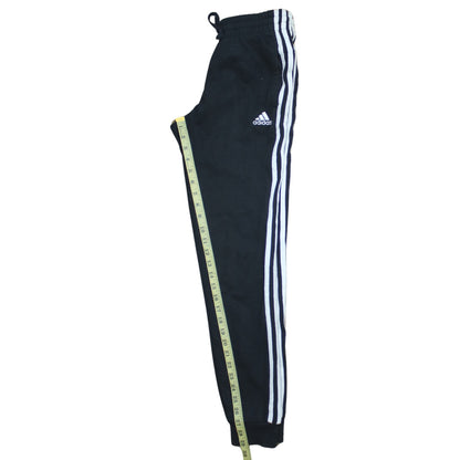 Adidas Womens Black XS Jogger Sweatpants with Side Stripes