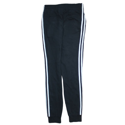 Adidas Womens Black XS Jogger Sweatpants with Side Stripes